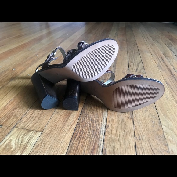 Michael Kors Leather chunky heel sling back - Picture 9 of 9